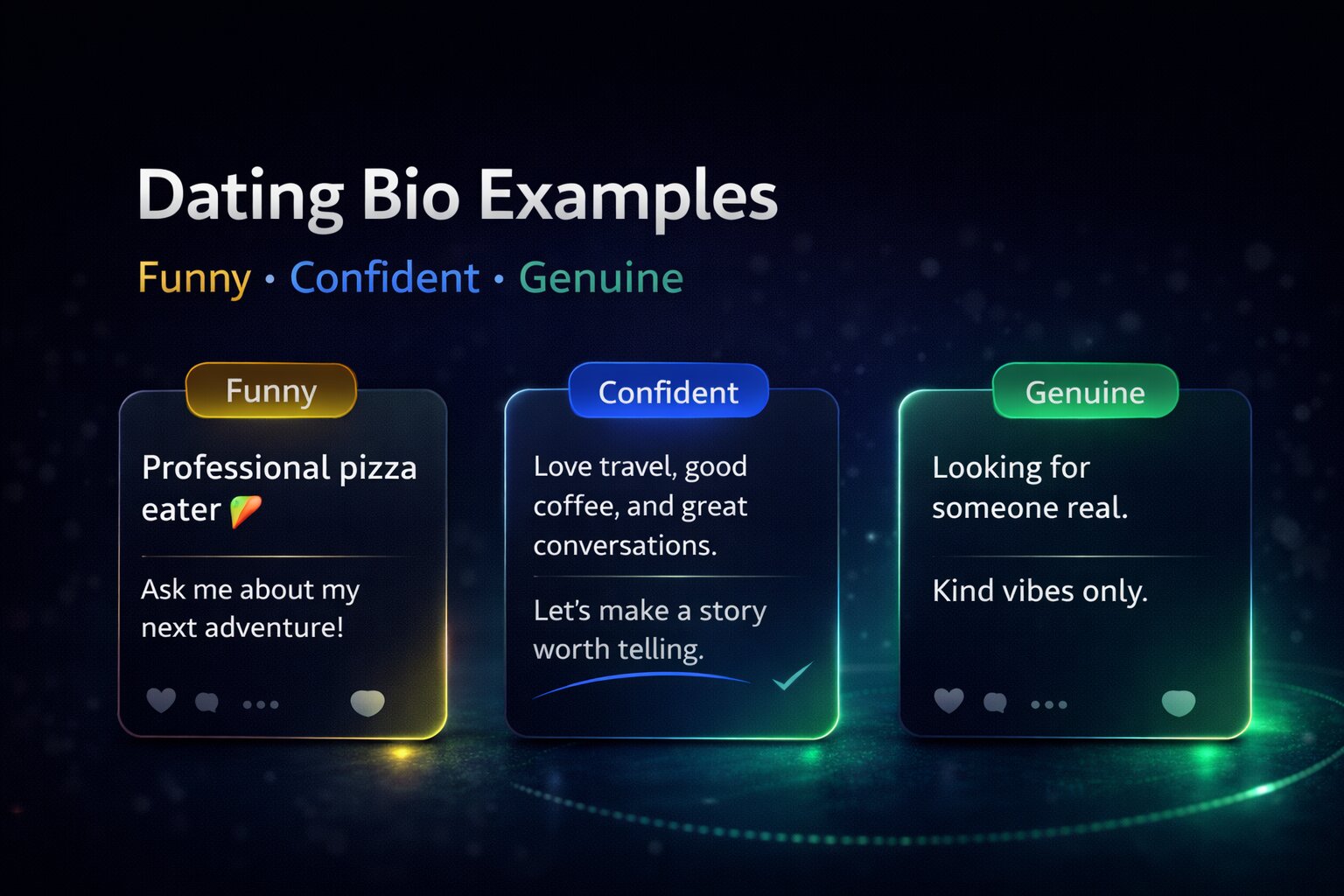 Dating Bio Examples